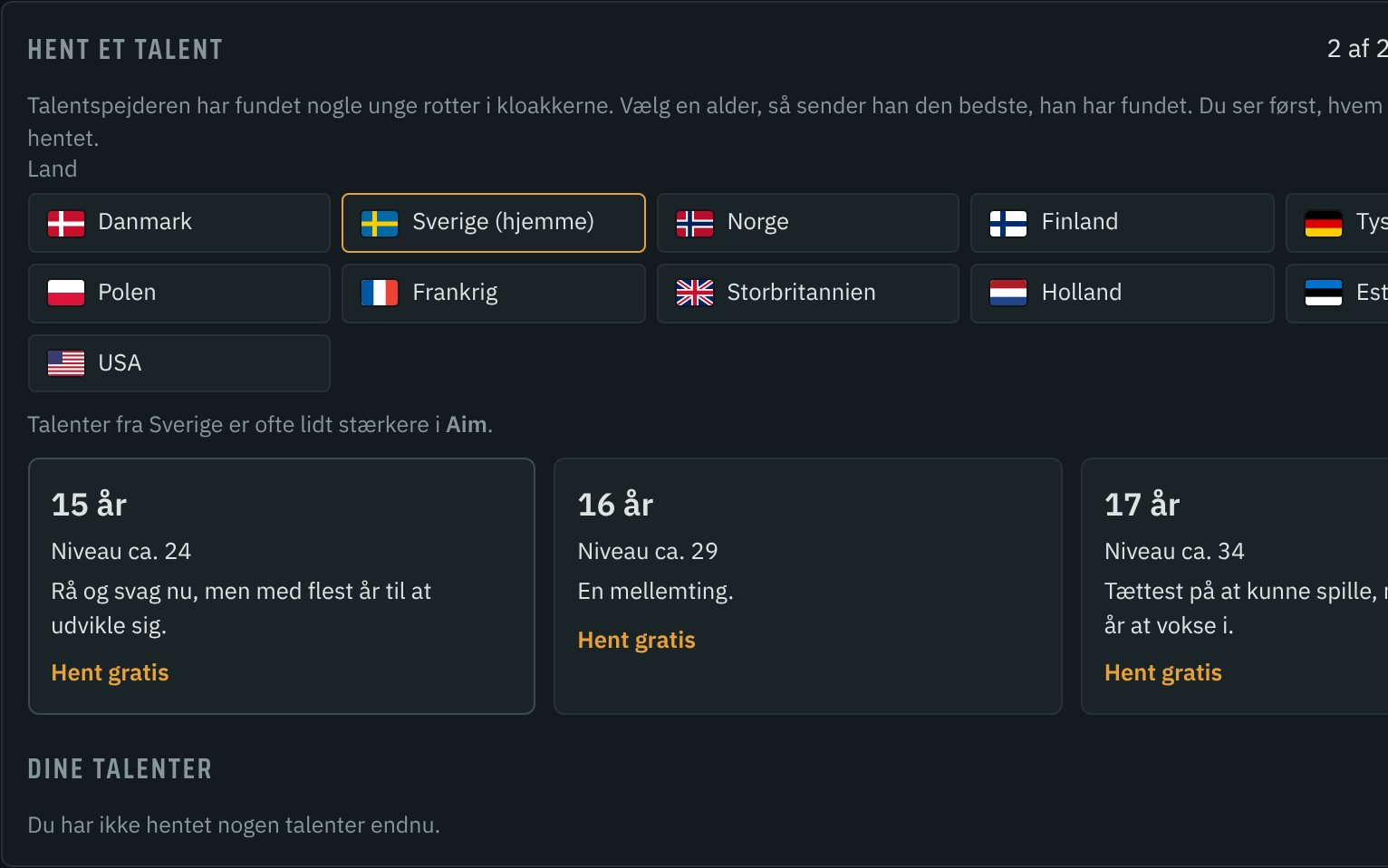 Talentspejderen: vælg land og alder, og hent en ung rotte gratis